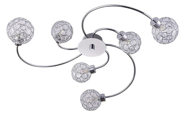 Mennyezeti Lámpa Lindby, Tyron, dimmable, Fémes, Nappali, Fém, Modern