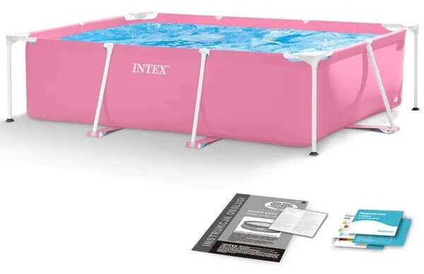 Intex Fémvázas medence 220x150x60cm (28266)