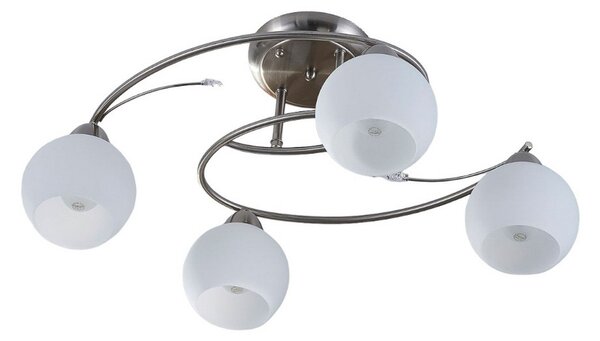 Mennyezeti Lámpa Lindby, Svean, dimmable, Szürke, Nappali, Üveg, Modern