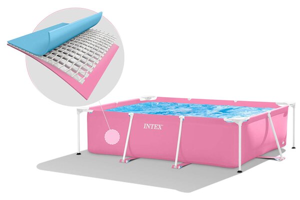 Intex Fémvázas medence 220x150x60cm (28266)
