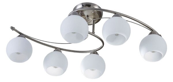 Mennyezeti Lámpa Lindby, Svean, dimmable, Fémes, Nappali, Üveg, Modern