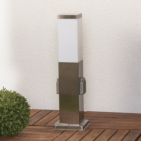 Kültéri Lámpa Lindby, Lorian, dimmable, Fémes, Rozsdamentes acél, Modern
