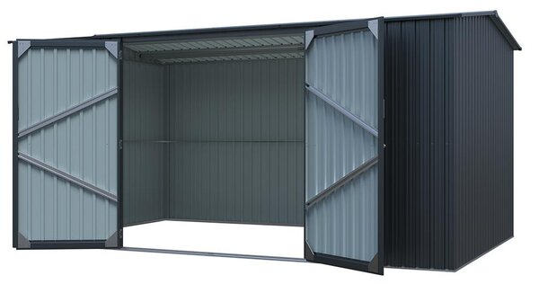 Avenberg HUNTER G1 Kerti ház szerszámokra, szányasajtó 4,1 x 2,6 m ANTRACIT