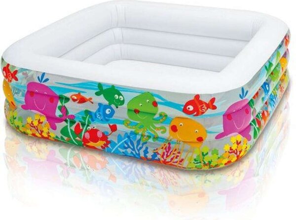 Intex Clearview Aquarium Pool Szögletes gyerekmedence