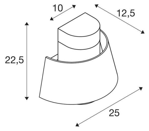 Kültéri Lámpa SLV, Photoni, dimmable, Barna / Rozsdabarna, Terasz, Alumínium