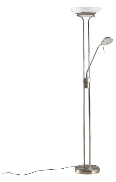 Állólámpa Lindby, Yveta, dimmable, Fémes, Nappali, Fém, Modern