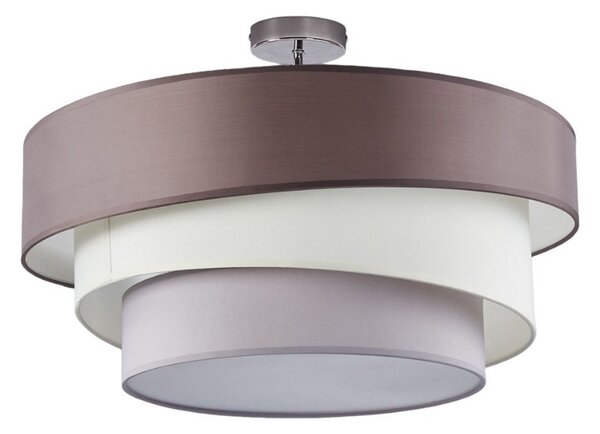 Mennyezeti Lámpa Lindby, Melia, dimmable, Szürke, Nappali, Szövet / Textília, Modern