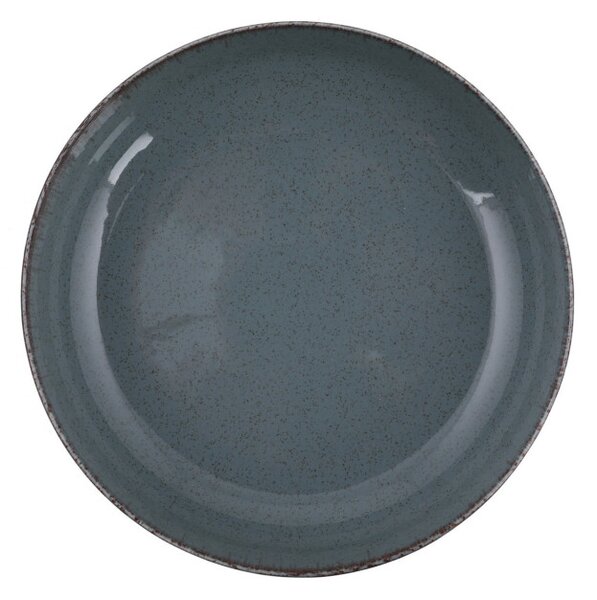 18 részes porcelán étkészlet kék
