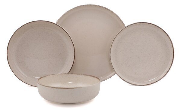 16 részes porcelán étkészlet fahéj