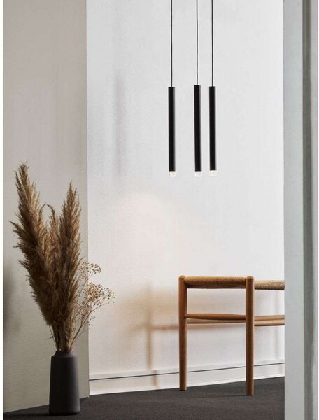 Függőlámpa LOOM DESIGN, dimmable, Fekete, Nappali, Alumínium