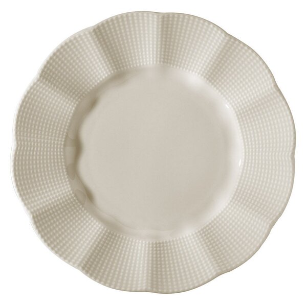 24 részes porcelán étkészlet krém