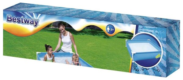 Bestway Első fémvázas gyerek medencém 122 x 122 x 30,5 cm