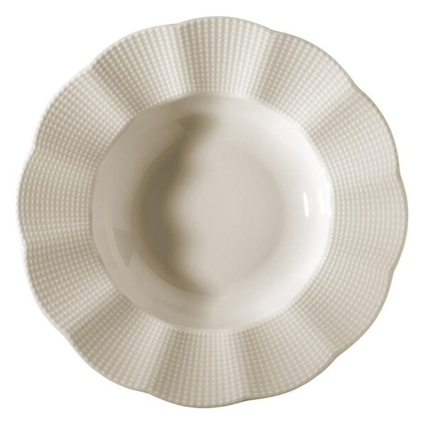 26 részes porcelán étkészlet krém