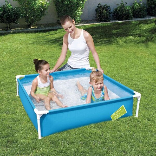 Bestway Első fémvázas gyerek medencém 122 x 122 x 30,5 cm