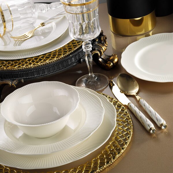 24 részes porcelán étkészlet