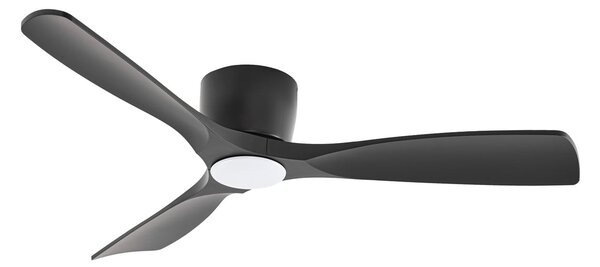 Moneno Smart LED mennyezeti ventilátor, fekete, DC, Tuya – Lucande Lucande, Moneno, dimmable, Fekete, Nappali, Fém, Modern
