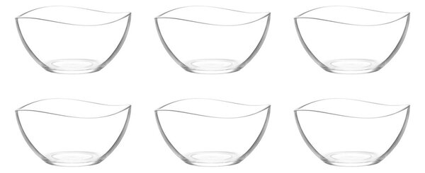 6 részes üveg tálka szett 310 ml
