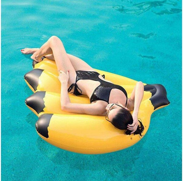 Bestway Banánfürt Matrac 139x129cm - sárga-fekete