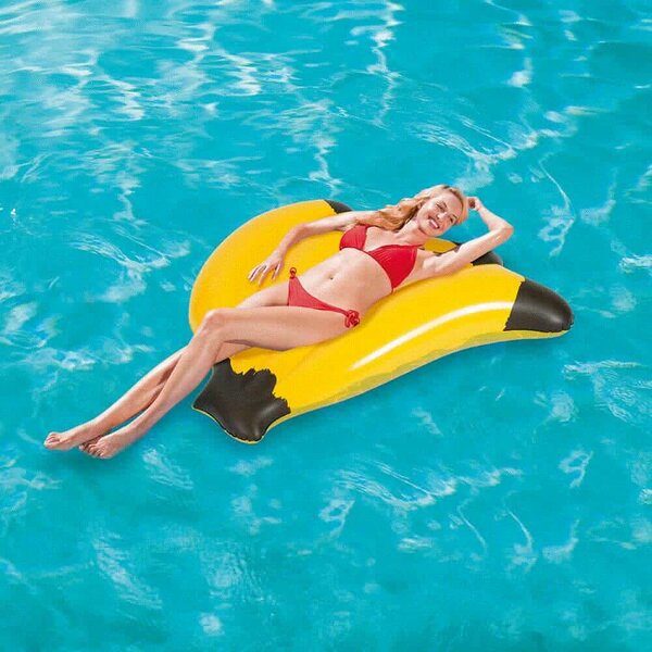 Bestway Banánfürt Matrac 139x129cm - sárga-fekete