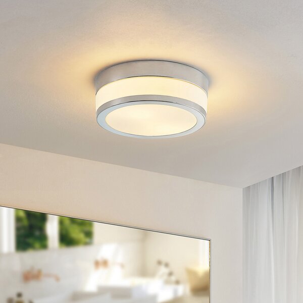 Mennyezeti Lámpa Lindby, Flavi, dimmable, Fémes, Fürdőszoba, Üveg, Modern
