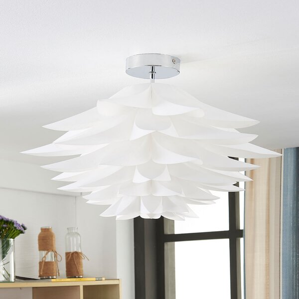 Mennyezeti Lámpa Lindby, Rimon, dimmable, Fehér, Nappali, Műanyag, Modern