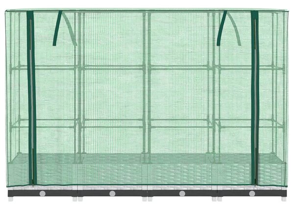 Rattan megjelenésű magaságyás melegháztakaróval 160x40x123 cm
