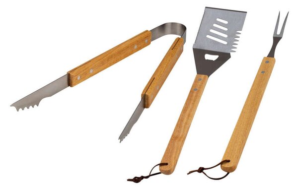 Somogyi 10-238-003 Grill rozsdamentes acél eszközök (3 darabos)