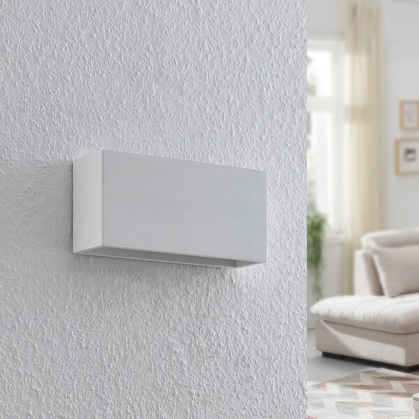 Fali Lámpa Lindby, Mavora, dimmable, Fehér, Nappali, Gipsz / Agyag, Modern