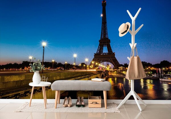 Fotótapéta az Eiffel torony éjjel
