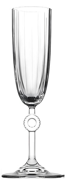 6 részes üveg pezsgőspohár készlet 150 ml