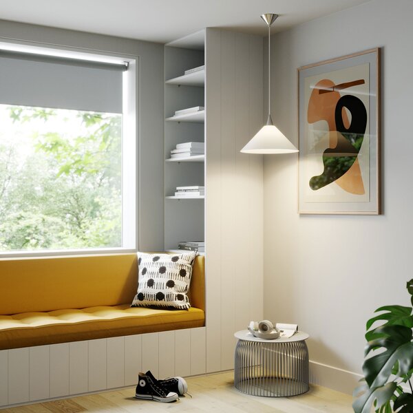 Függőlámpa Lindby, Petra, dimmable, Fehér, Konyha, Üveg, Modern