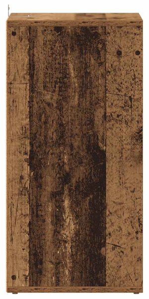 Antik fa színű szerelt fa cipősszekrény 32 x 35 x 70 cm