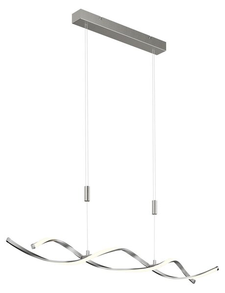 Függőlámpa Lindby, Auron, dimmable, Szürke, Nappali, Műanyag, Modern
