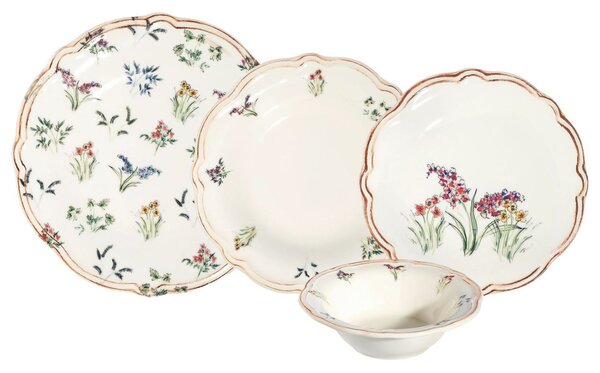 24 részes porcelán étkészlet