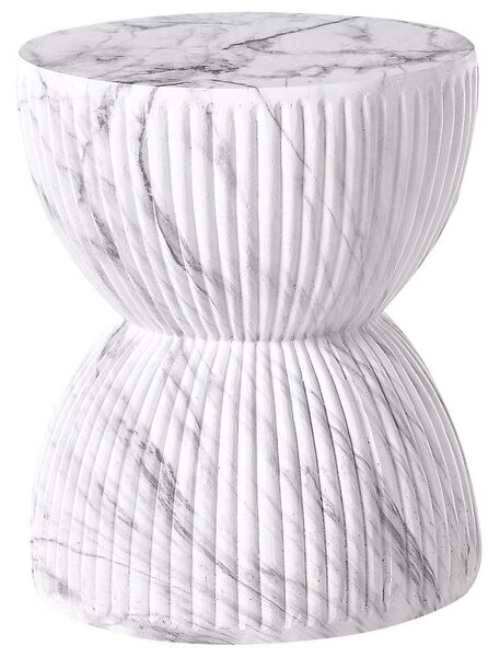 Kisasztal OCCHITO 36 cm 36 cm Fehér márvány