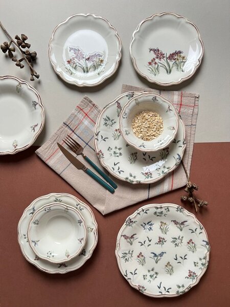 24 részes porcelán étkészlet
