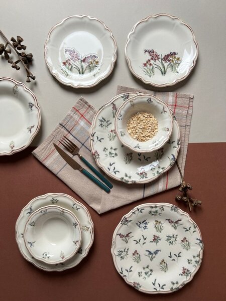 24 részes porcelán étkészlet