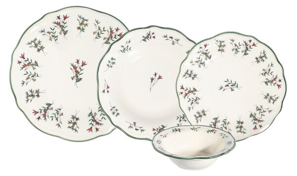 24 részes porcelán étkészlet