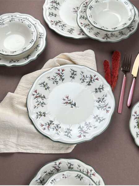 24 részes porcelán étkészlet