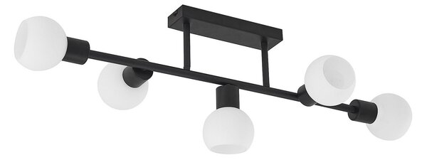 Mennyezeti Lámpa Lindby, Biscala, dimmable, Fekete, Nappali, Fém, Modern