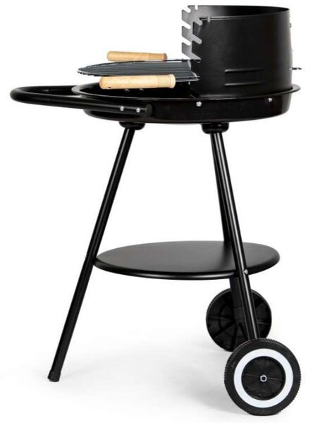 ModernHOME kerti Grillkocsi fém polccal