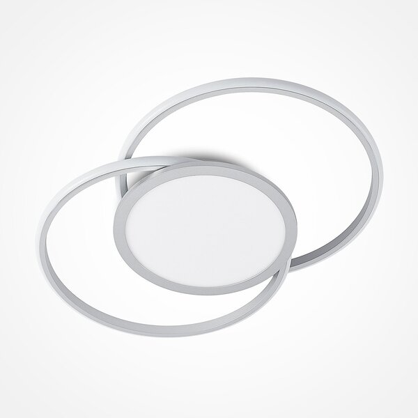Mennyezeti Lámpa Lucande, Senne, dimmable, Szürke, Konyha, Fém, Modern