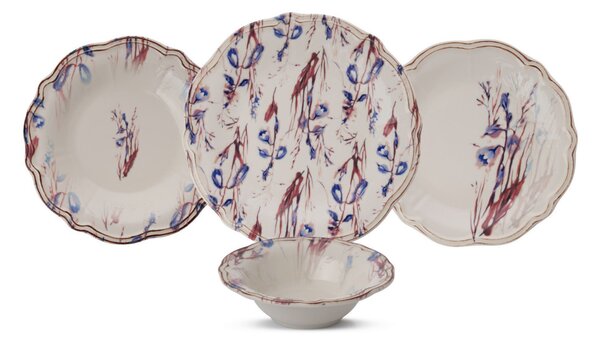 24 részes porcelán étkészlet