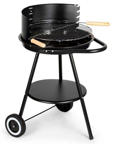 ModernHOME kerti Grillkocsi fém polccal