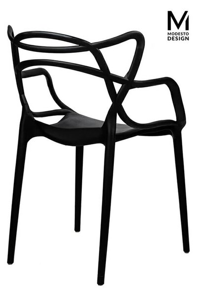 Modesto Design HILO Szék Polipropilén Fekete 4 Darabos Szett