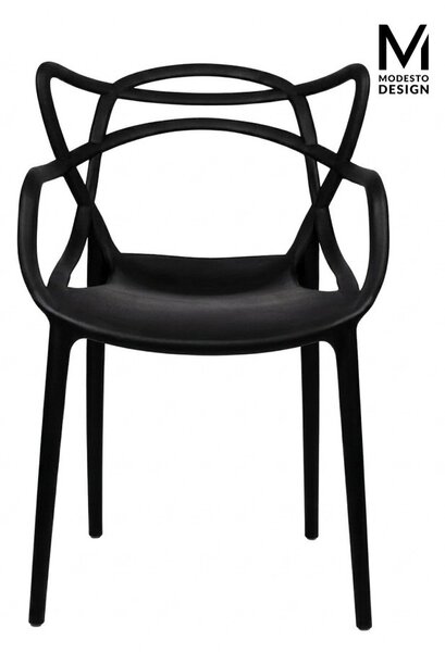 Modesto Design HILO Szék Polipropilén Fekete 4 Darabos Szett