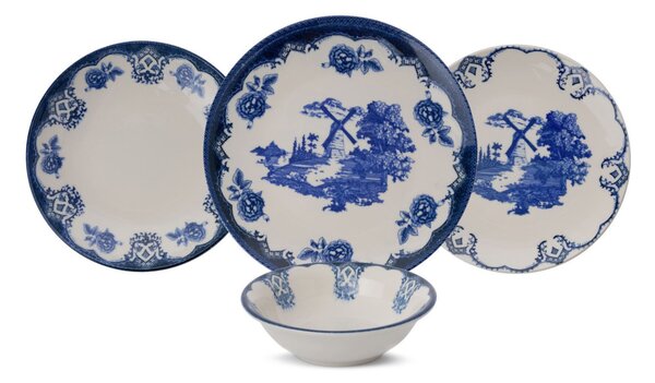 24 részes porcelán étkészlet