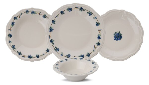 24 részes porcelán étkészlet