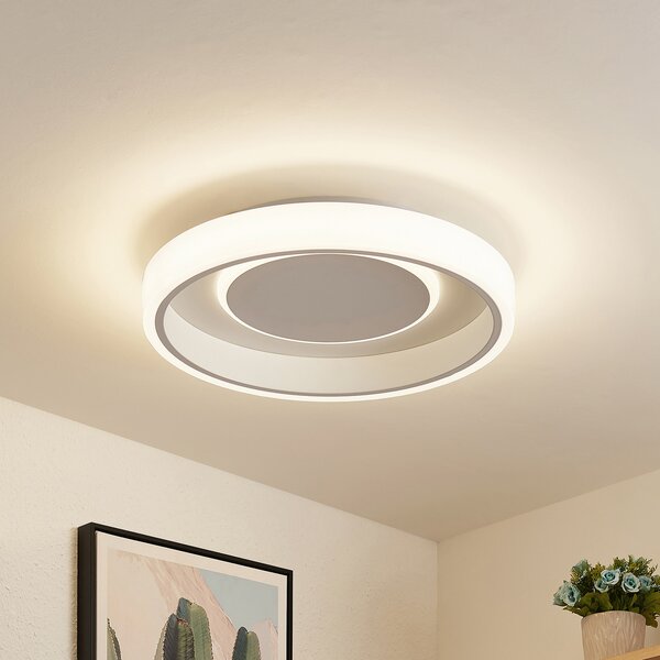 Mennyezeti Lámpa Lindby, Wikani, dimmable, Fehér, Nappali, Fém, Modern