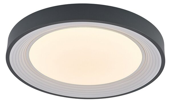 Mennyezeti Lámpa Lindby, Lindum, dimmable, Fekete, Nappali, Fém, Modern